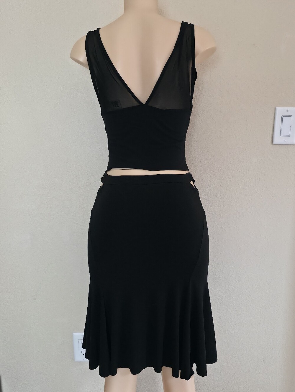90s, Made In USA Two Pieces Set Skirt And Top Size M - Picture 2 of 10